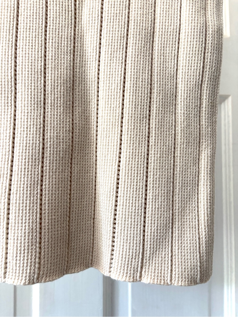 Reiss Dory Stitch Interest Square Neck Tank Vest Top Cream Size S - Picture 5 of 14